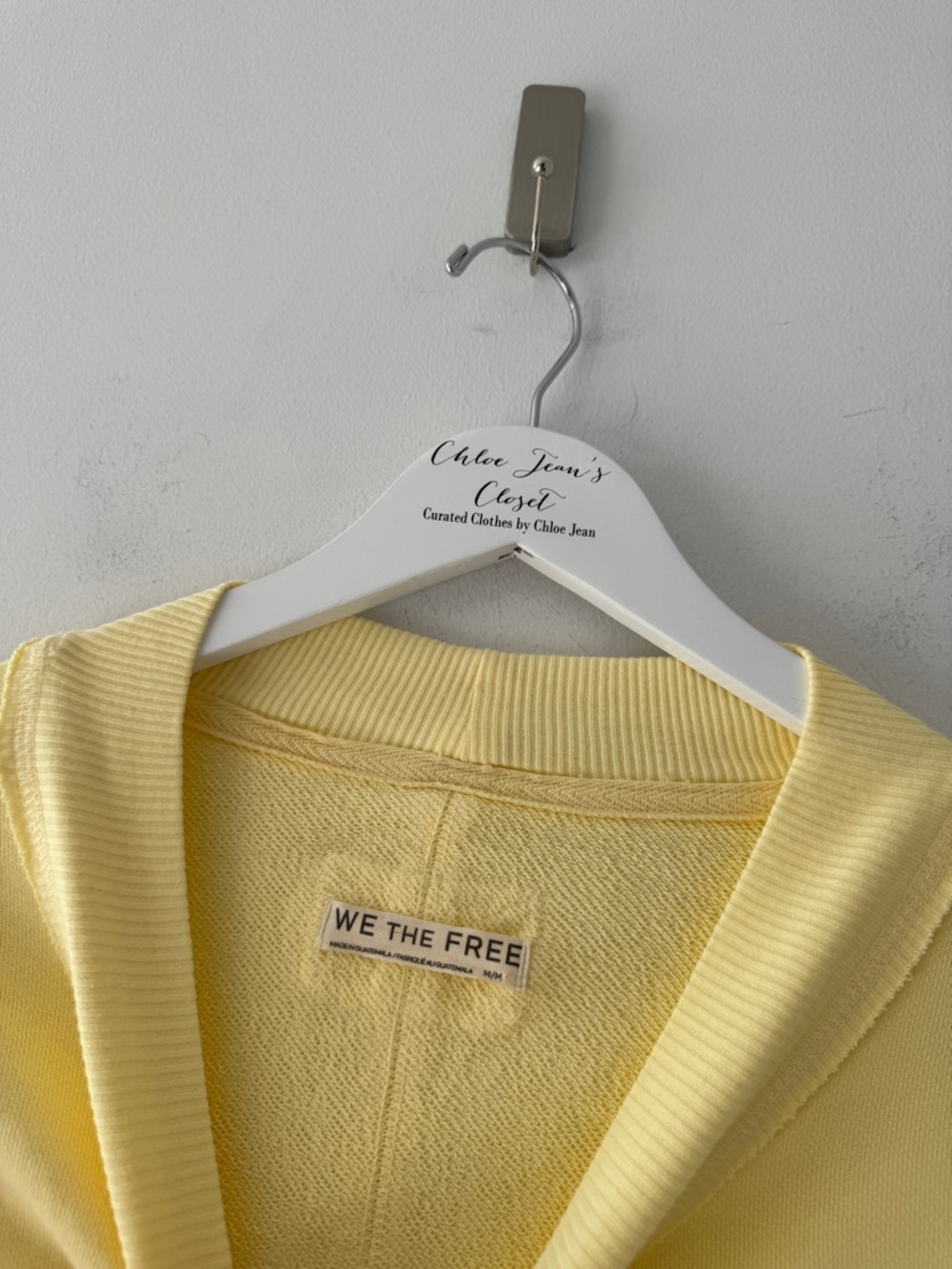 FREE PEOPLE Palm Springs Pullover in Yellow M - Picture 5 of 6